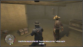 Inside, you will find that you have a major advantage (you are standing on the wall) - Additional Activities - Gang Hideouts - Additional Activities - Red Dead Redemption - Game Guide and Walkthrough