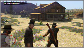 First of all use the cart to travel to Ridgewood - Walkthrough - The Frontier - [W] Nigel Dickens - Walkthrough - The Frontier - Red Dead Redemption - Game Guide and Walkthrough