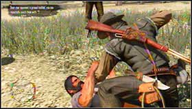 For some guys in the crowd that wont be enough, you will have to shoot a hat thrown into the air #1 - Walkthrough - The Frontier - [W] Nigel Dickens - Walkthrough - The Frontier - Red Dead Redemption - Game Guide and Walkthrough