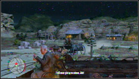 After some time, you will see that the road is blocked - Walkthrough - The Frontier - [W] Nigel Dickens - Walkthrough - The Frontier - Red Dead Redemption - Game Guide and Walkthrough