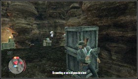 In the slaughterhouse you will meet a man that will help you in disturbing the guards near the cave entrance #1 - Walkthrough - Northern Mexico - [LR] Landon Ricketts - Walkthrough - Northern Mexico - Red Dead Redemption - Game Guide and Walkthrough