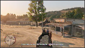 Sit in the cart and soon Abigail will join you - Walkthrough - [A] Home Missions - Abigail - Walkthrough - The North - Red Dead Redemption - Game Guide and Walkthrough