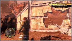 When your brother will end his speech run downstairs and take all scrap that you will find near the car #1 - Main Missions - Welcome to Mars - Main Missions - Red Faction: Guerrilla - Game Guide and Walkthrough