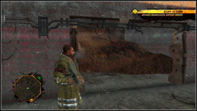 You will find the followed vehicle and some marauders buildings at the end of your journey #1 - Main Missions - Dust - Main Missions - Red Faction: Guerrilla - Game Guide and Walkthrough