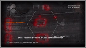 Truck marked with yellow must be guarded - Main Missions - EOS - part 1 - Main Missions - Red Faction: Guerrilla - Game Guide and Walkthrough