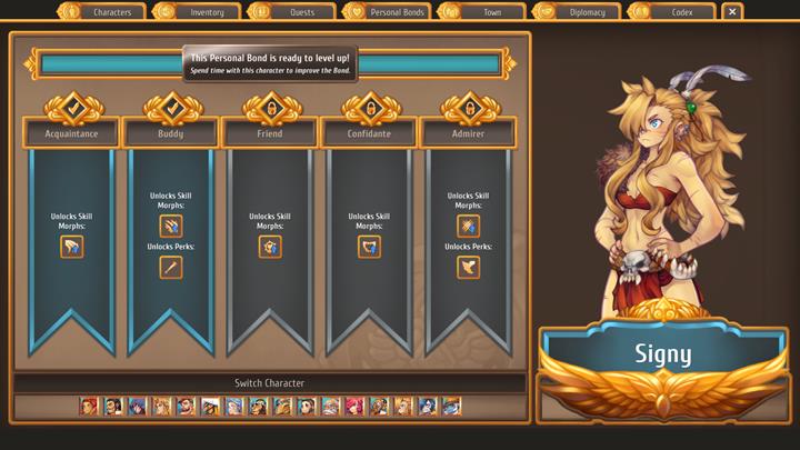 Signy has the strongest combat skills in the game - Which citizens to enter relationships with | Citizens - Citizens - Regalia: Of Man and Monarchs Game Guide