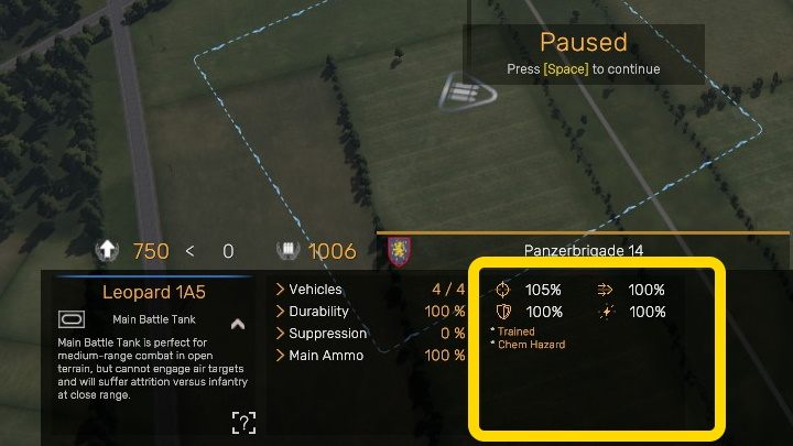 In this window you will find information about the following statistics - Regiments: Unit statistics - Basics - Regiments Guide