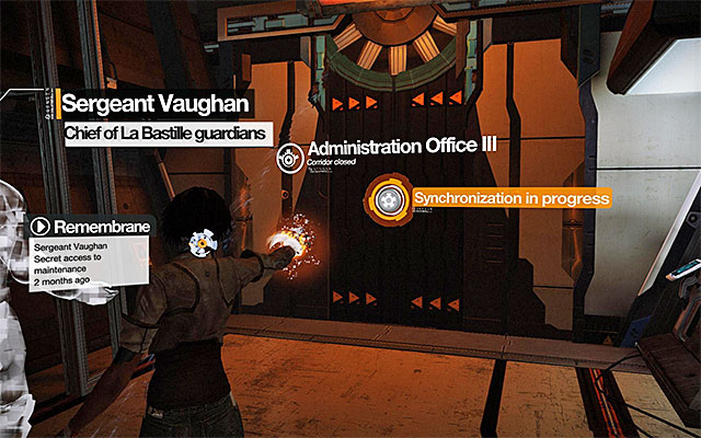 Exit the barracks and approach the nearby remembrane - Get through the second part of the prison - Episode 4 - Remember Me - Game Guide and Walkthrough