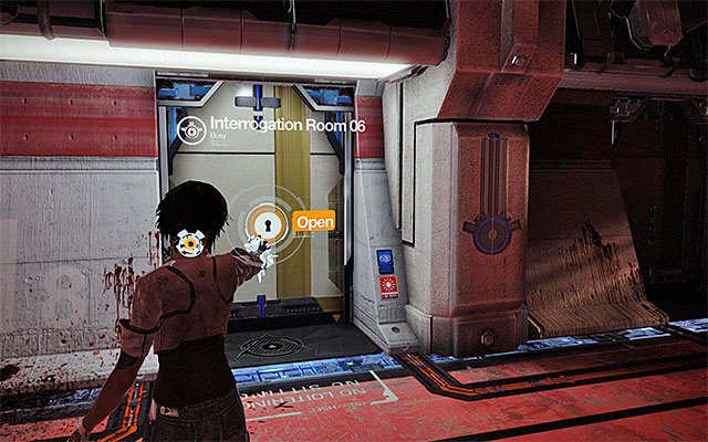 The only available interrogation room is the one numbered 3 - Reach the interrogation room - Episode 4 - Remember Me - Game Guide and Walkthrough