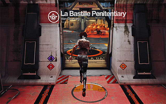 Watch a short cutscene and go towards the new door (Correctional Programs) - Reach the servers in the Bastille Stronghold - Episode 4 - Remember Me - Game Guide and Walkthrough