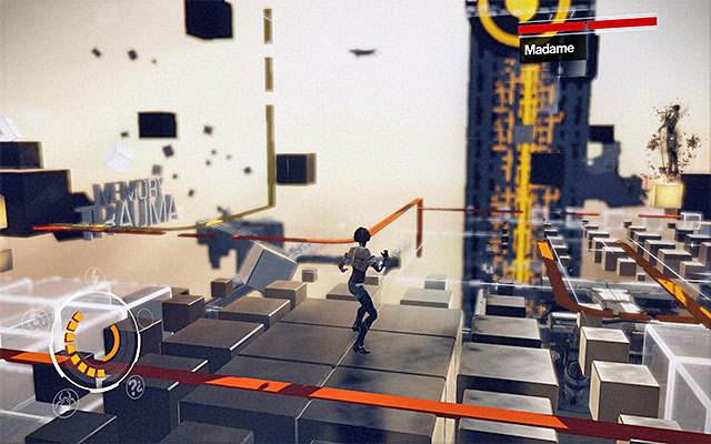 I recommend that you learn about the basic premises of the fight with Madame before you actually start fighting - Boss battle: Madame - Episode 4 - Remember Me - Game Guide and Walkthrough