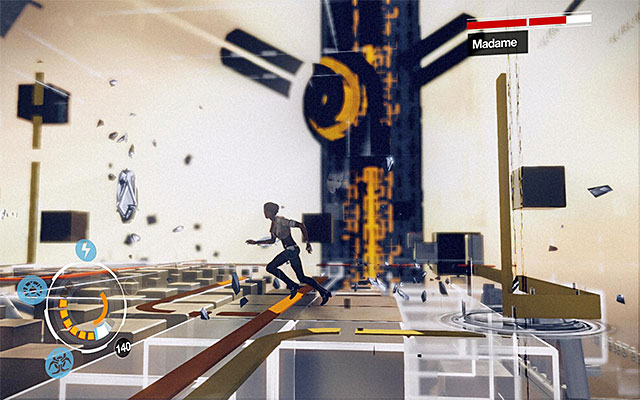 Madame herself is also a threat but, she does not start using all of her attacks straight away - Boss battle: Madame - Episode 4 - Remember Me - Game Guide and Walkthrough