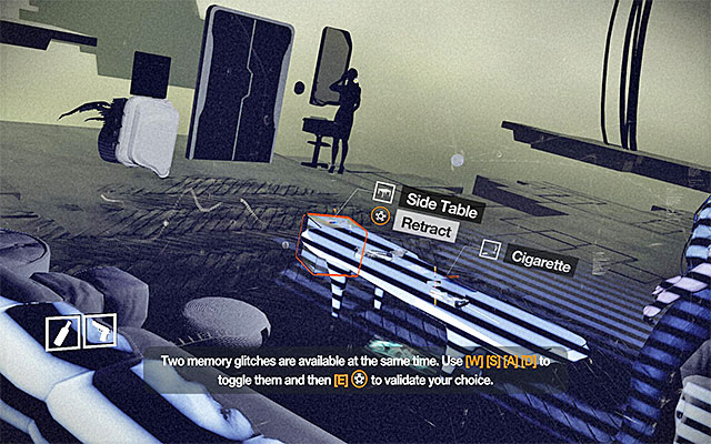 Stop again when you see two glitches(screenshot 1) - Remix Forlan's memory - Episode 4 - Remember Me - Game Guide and Walkthrough