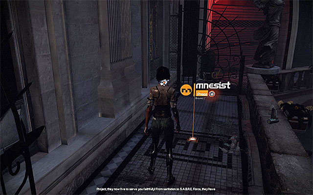 After you land onto the balconies, turn right to reach an area where there is a Mnesist Memory - Make it through the demolished rotunda - Episode 5 - Remember Me - Game Guide and Walkthrough