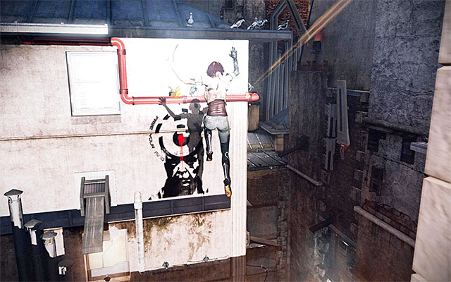 Go ahead and over the balustrade - Escape from Captain Trace's fighter jet - Episode 5 - Remember Me - Game Guide and Walkthrough