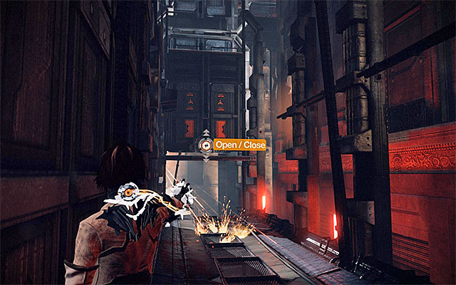 Turn around again and resume your escape quickly because, the enemy jet continues fire - Escape from Captain Trace's fighter jet - Episode 5 - Remember Me - Game Guide and Walkthrough