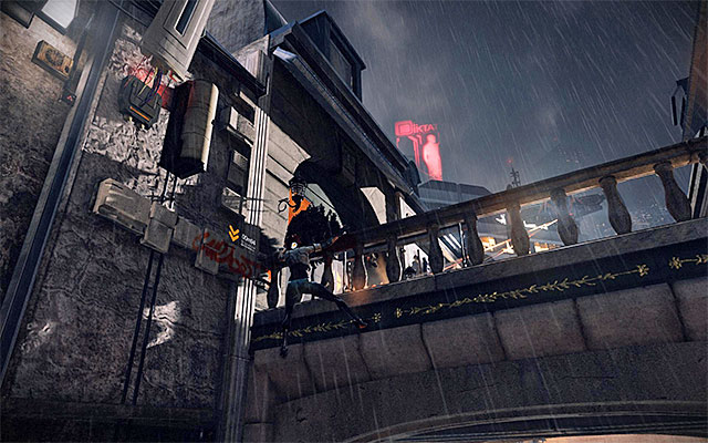 After a while, you will bump into two Enforcers, but it shouldn't be troublesome to deal with them - Escape from Captain Trace's fighter jet - Episode 5 - Remember Me - Game Guide and Walkthrough