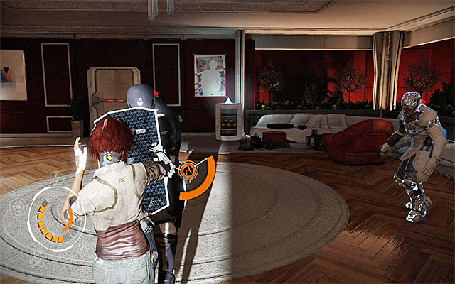 While fighting you, of course, really need to watch out for the elite enforcer - Escape from Captain Trace's fighter jet - Episode 5 - Remember Me - Game Guide and Walkthrough