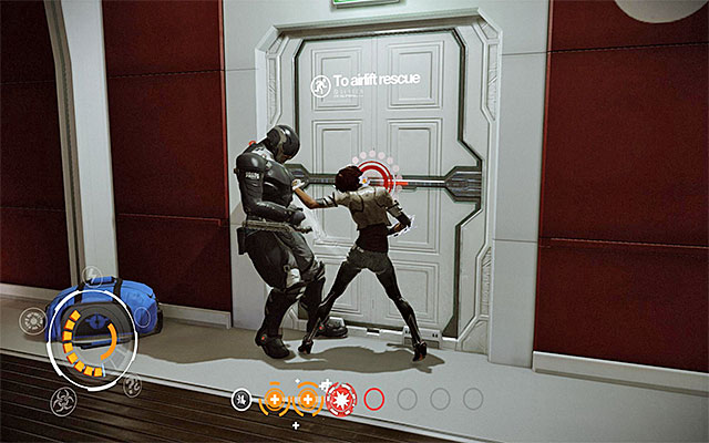 Go ahead and open the door to your left, which will take you to a staircase - Escape from Captain Trace's fighter jet - Episode 5 - Remember Me - Game Guide and Walkthrough