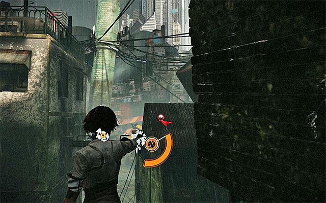 Jump down to a lower level and repeat the first part of your climbing - Reach the entrance to Bastille - Episode 3 - Remember Me - Game Guide and Walkthrough