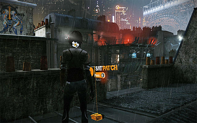 Leap towards the vertical pipe and then, towards the interactive ledge - Reach the Memorize HQ - Episode 5 - Remember Me - Game Guide and Walkthrough