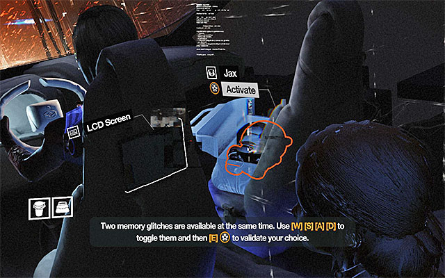 After you replay the memory, wait until two more glitches are marked by the game (screenshot 1) - Remix Scylla Cartier-Wells' memory - Episode 5 - Remember Me - Game Guide and Walkthrough