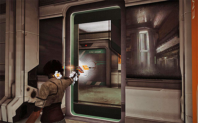 Take a look around the room where you have just fought and locate a generator that powers a ladder - Catch up with the captive hunter's cell - Episode 6 - Remember Me - Game Guide and Walkthrough