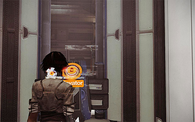 Right after you are past the abovementioned door, drain the nearby door control to get the energy back - Catch up with the captive hunter's cell - Episode 6 - Remember Me - Game Guide and Walkthrough