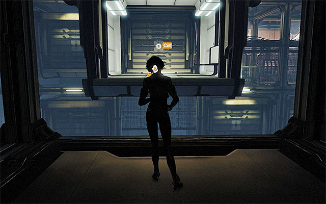 Turn left and aim at the cell located above Nilin - Catch up with the captive hunter's cell - Episode 6 - Remember Me - Game Guide and Walkthrough