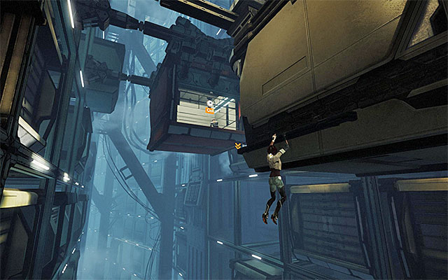 Leap towards the cell directly before you - Catch up with the captive hunter's cell - Episode 6 - Remember Me - Game Guide and Walkthrough