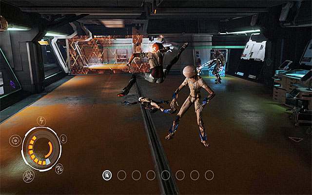 There is another encounter with the Elite Enforcer ahead of you - Find Doctor Quaid - Episode 6 - Remember Me - Game Guide and Walkthrough