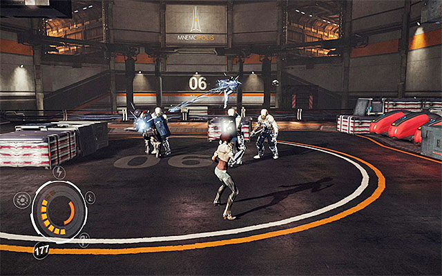 After this episode starts, make a few steps forward, which will result in a cutscene, featuring the frantic Captain Trace, being played, and the first battle of this episode - The cargo elevator - Episode 7 - Remember Me - Game Guide and Walkthrough