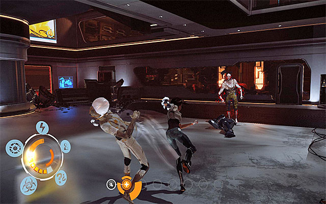 A very important characteristic of this battle (and also of the ones further in this episode) is that new enemies Reconversion Leapers and Skinner Leapers will be coming systematically, and not after you defeat the entire group - Find Captain Trace - Episode 7 - Remember Me - Game Guide and Walkthrough