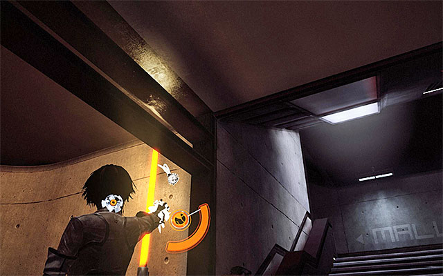 Go to the only available door and go towards the bar, while passing by a SAT Hatch on the landing - Find Captain Trace - Episode 7 - Remember Me - Game Guide and Walkthrough