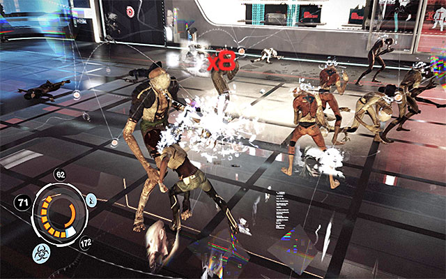 After you have stunned the mourner leapers, run up to them and launch against them the strongest attacks you can afford like Sensen Fury or the Logic Bomb - Complete captain Trace's memory - Episode 7 - Remember Me - Game Guide and Walkthrough