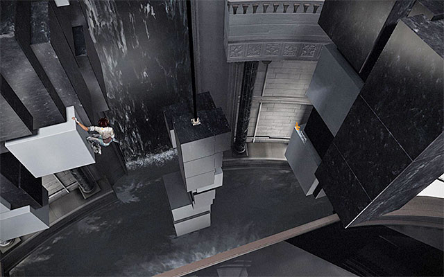 Shimmy to the left and jump to reach the ledge above - Reach the staying place of Charles Cartier -Wells - Episode 8 - Remember Me - Game Guide and Walkthrough