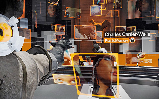 Watch the cutscene starring Charles Cartier-Wells, at the end of which you will have to press the interaction key/button to start another memory remixing event - Reach the staying place of Charles Cartier -Wells - Episode 8 - Remember Me - Game Guide and Walkthrough
