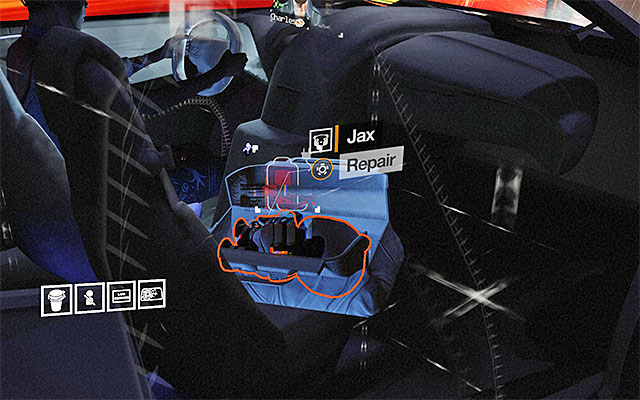 The chance to select the fifth glitch appears soon after Nilin's toy (Jax) is damaged) - Cause memory error - Episode 8 - Remember Me - Game Guide and Walkthrough