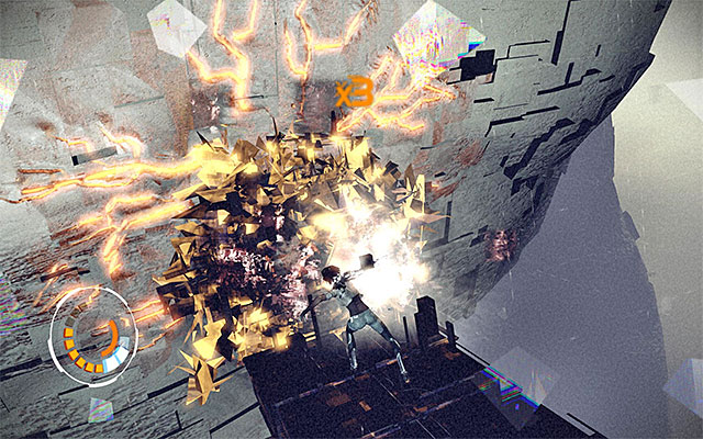 Just like earlier, wait for Nilin to approach the boss and initiate the Sensen Fury automatically - Boss battle: H3O - phase two - Episode 8 - Remember Me - Game Guide and Walkthrough