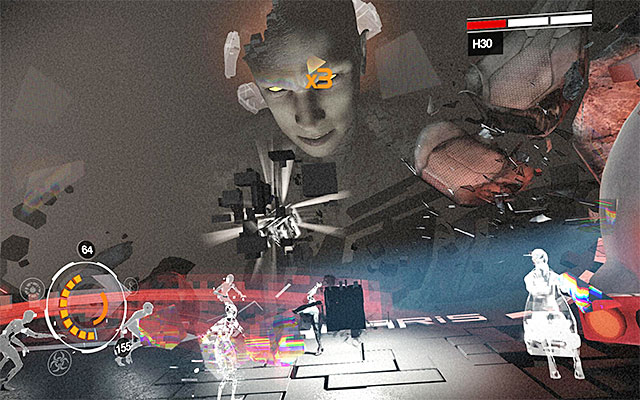 After you destroy the first cube you, of course, will have to repeat all of the actions to destroy yet another such object - Boss battle: H3O - phase three - Episode 8 - Remember Me - Game Guide and Walkthrough