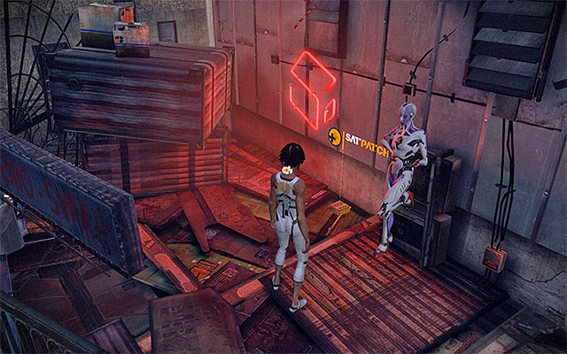 Go ahead and turn right at the first opportunity - Reach the vicinity of Tommy's bar (part 2) - Episode 1 - Remember Me - Game Guide and Walkthrough