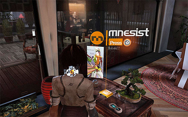 Return to the main area and walk over to the room located to the right - Follow in the path of the virtual projection - Episode 2 - Remember Me - Game Guide and Walkthrough