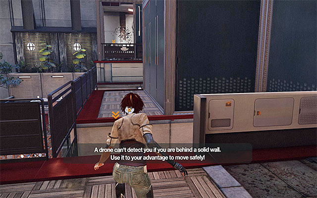 Leave the apartment and go right; take the path shown in the above screenshot, which you have ignored earlier - Follow in the path of the virtual projection - Episode 2 - Remember Me - Game Guide and Walkthrough