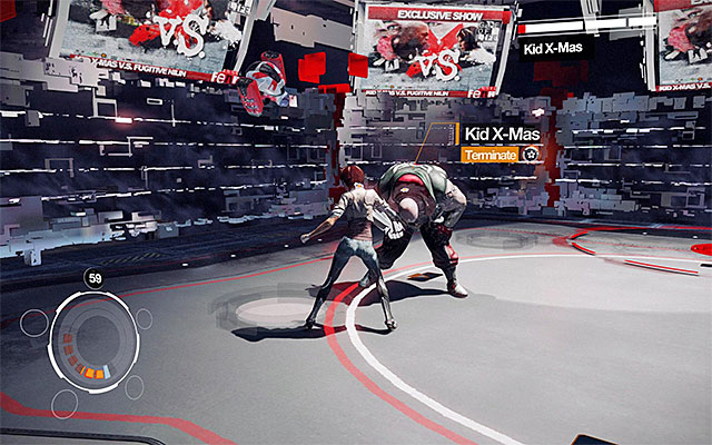 Continue launching your attacks and remember to launch regeneration movements to heal your character - Boss Battle: Kid X-Mas - Episode 2 - Remember Me - Game Guide and Walkthrough