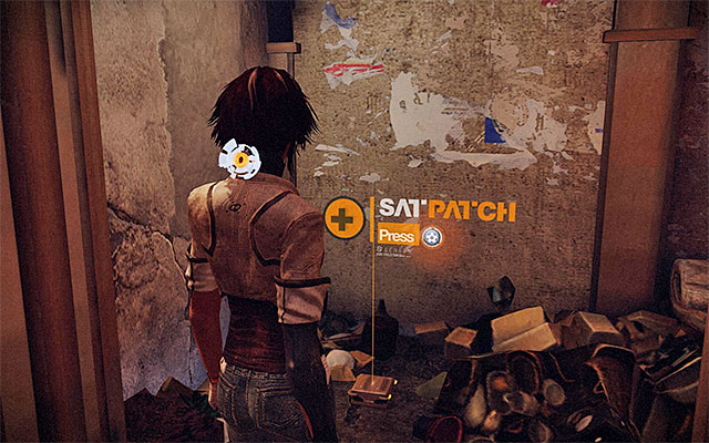 After you win the fight, focus on finding the collectible that you have seen on the screen - Get through the first part of the Slums - Episode 3 - Remember Me - Game Guide and Walkthrough