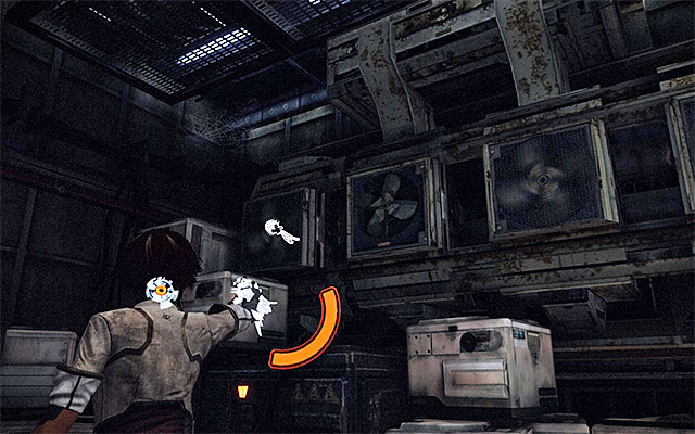 Climb the ladder and go ahead by jumping towards the vertical beam and, automatically, towards the new stable platform - Get through the second part of the slums - Episode 3 - Remember Me - Game Guide and Walkthrough