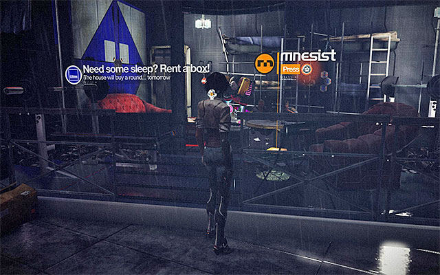 After you land in the loading bay, go forward and open the door - Reach Tommys bar - Episode 3 - Remember Me - Game Guide and Walkthrough