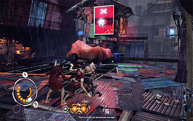 After you land near Tommys bar, the game will play another cutscene - Reach Tommys bar - Episode 3 - Remember Me - Game Guide and Walkthrough