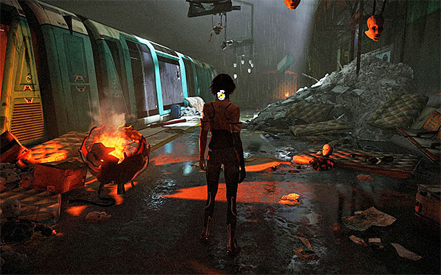 Leap towards the platform and approach the ladder, which you need to climb to get to the very top - Find Johnny Greenteeth - Episode 3 - Remember Me - Game Guide and Walkthrough