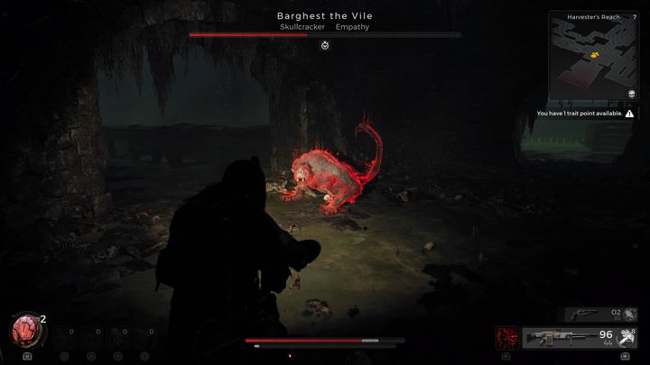 If you have weapon mods that apply Slow or deal area of effect damage, consider using them during this encounter - Remnant 2: How to beat Barghest the Vile? - Losomn - Remnant 2 Guide
